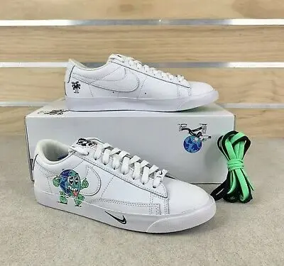Giày Nike Steven Harrington x Blazer Low Flyleather QS 'Earth Day' CI5546-100 - Ảnh 4