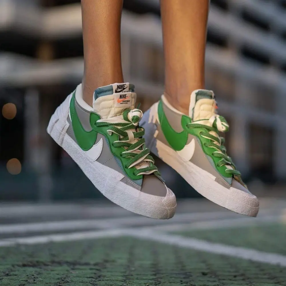 Giày Nike Sacai x Blazer Low 'Classic Green' DD1877-001 - Ảnh 4