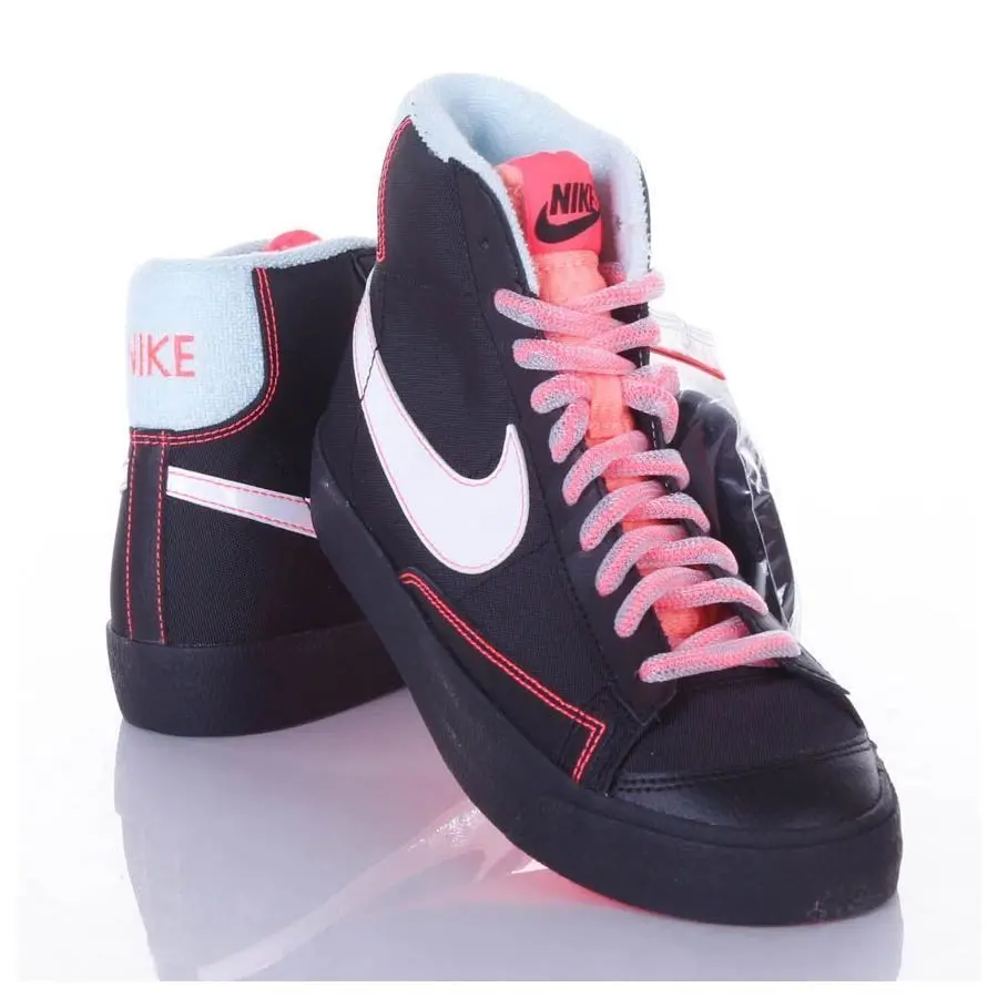 Giày Nike Blazer Mid '77 GS 'Black Atomic Pink' DD7710-001 - Ảnh 5