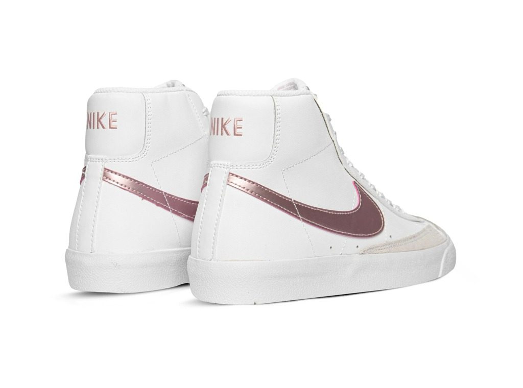 Giày Nike Blazer Mid '77 GS White Pink Glaze DA4086-105 - Ảnh 7