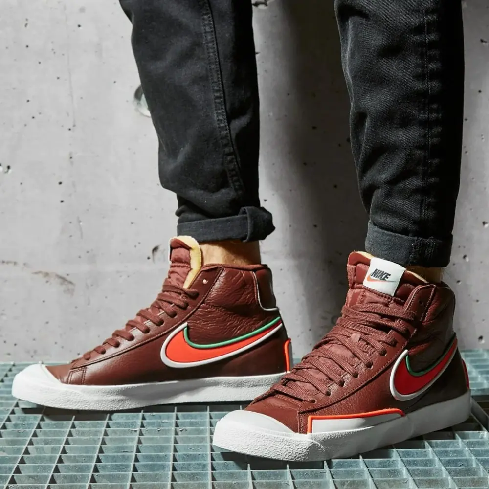 Alternative view of Giày Nike Blazer Mid ’77 Infinite Surfaces “Dark Team Red” DA7233-200