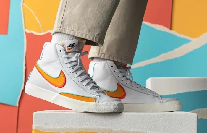 Giày Nike Blazer Mid '77 Infinite 'White Kumquat' DA7233-100 - Ảnh 7