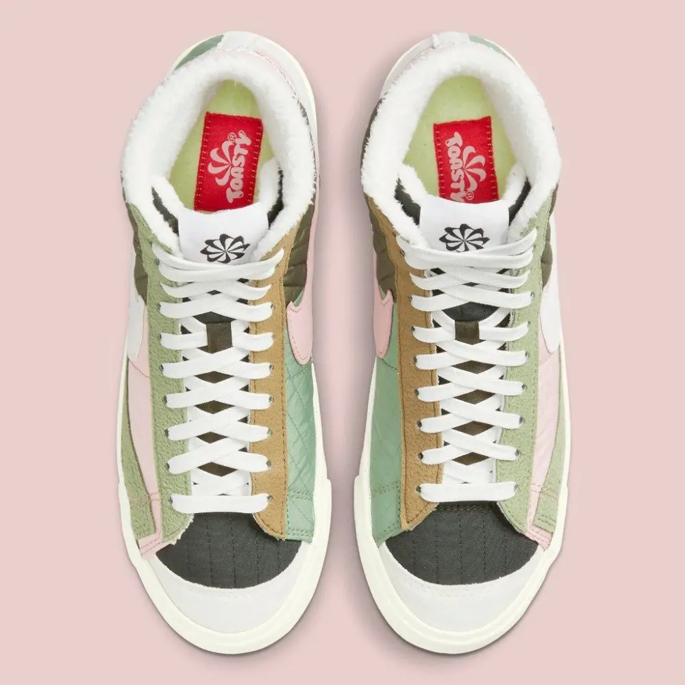 Giày Nike Wmns Blazer Mid '77 LX Next Nature 'Toasty Oil Green' DO7445-311 - Ảnh 3