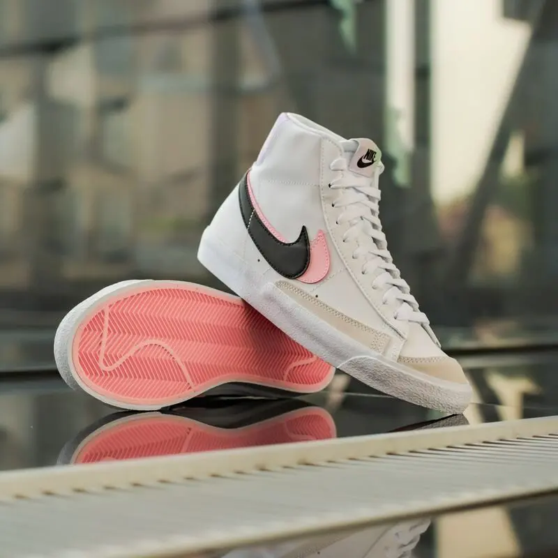 Giày Nike Blazer Mid '77 SE GS 'White Arctic Punch' DD1847-101 - Ảnh 5