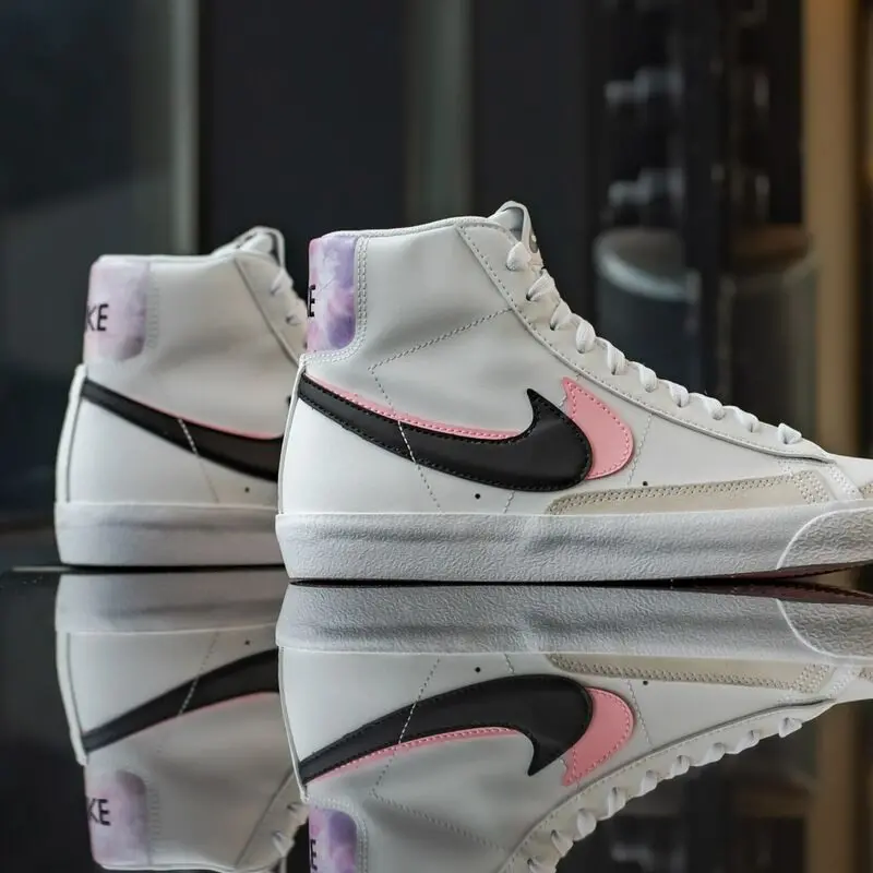 Giày Nike Blazer Mid '77 SE GS 'White Arctic Punch' DD1847-101 - Ảnh 4