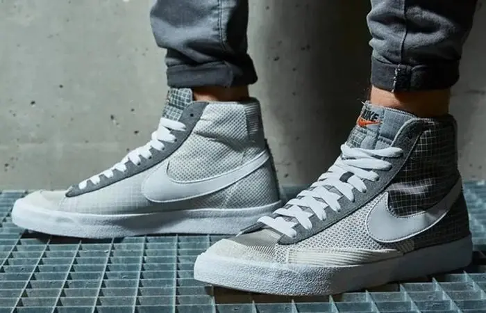Giày Nike Blazer Mid 77 Patch Smoke Grey DD1162-001 - Ảnh 8