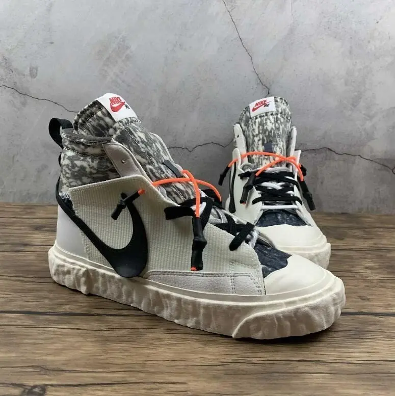 Alternative view of Giày Nike READYMADE x Blazer Mid 'White Camo' CZ3589-100