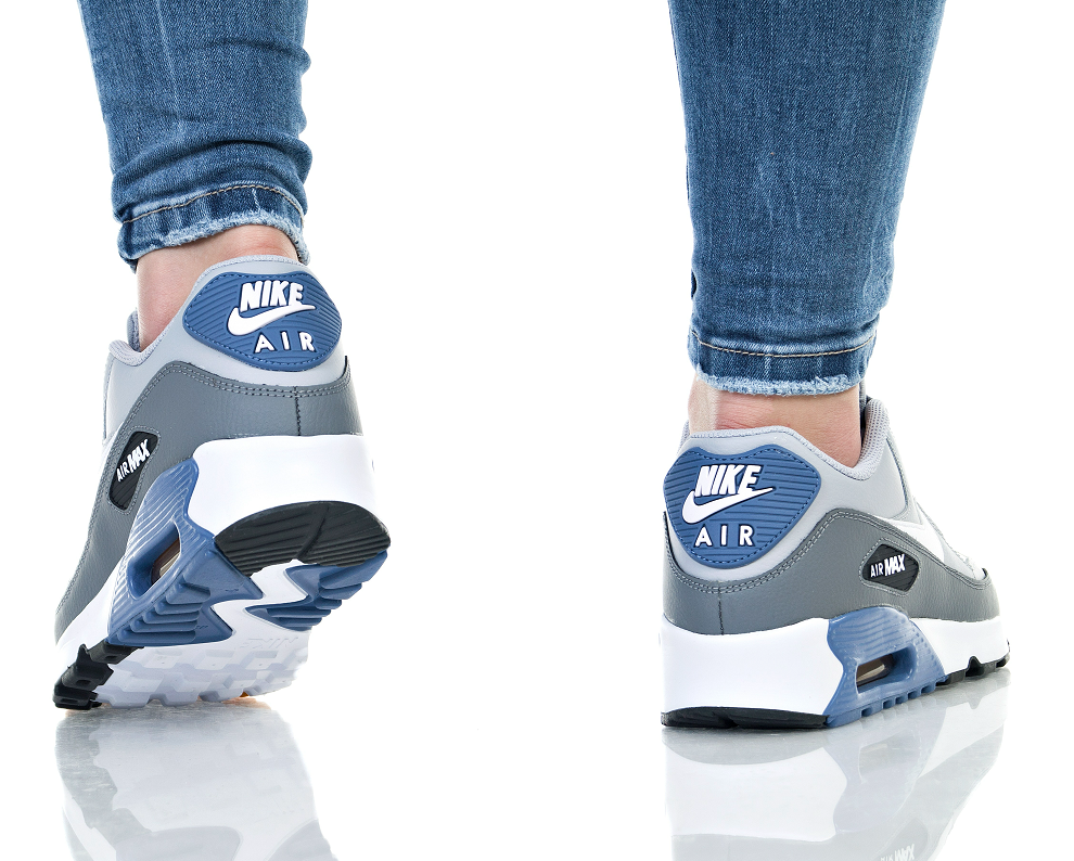 Giày Nike Air Max 90 Leather Woft 'Grey White' 833412-026 - Ảnh 4