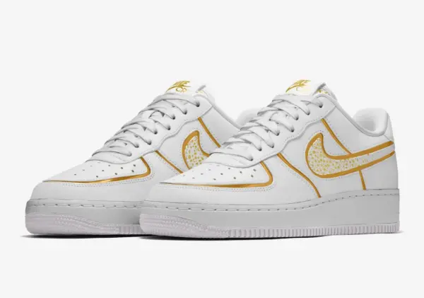 Giày Nike Air Force 1 Low CR7 Ronaldo White Gold Premium DN2501-991 - Ảnh 5