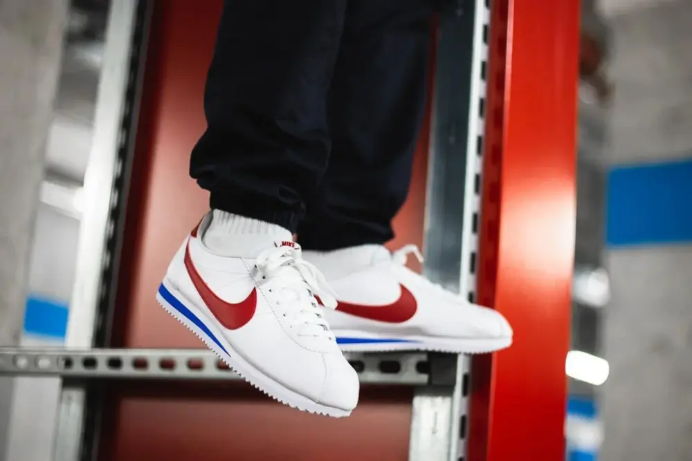 Giày Nike Classic Cortez Leather 'Forrest Gump' 749571-154 - Ảnh 3