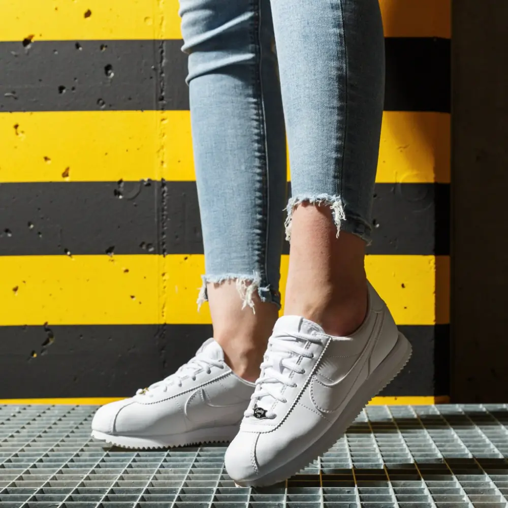 Giày Nike Cortez 'All White' 904764-100 - Ảnh 4