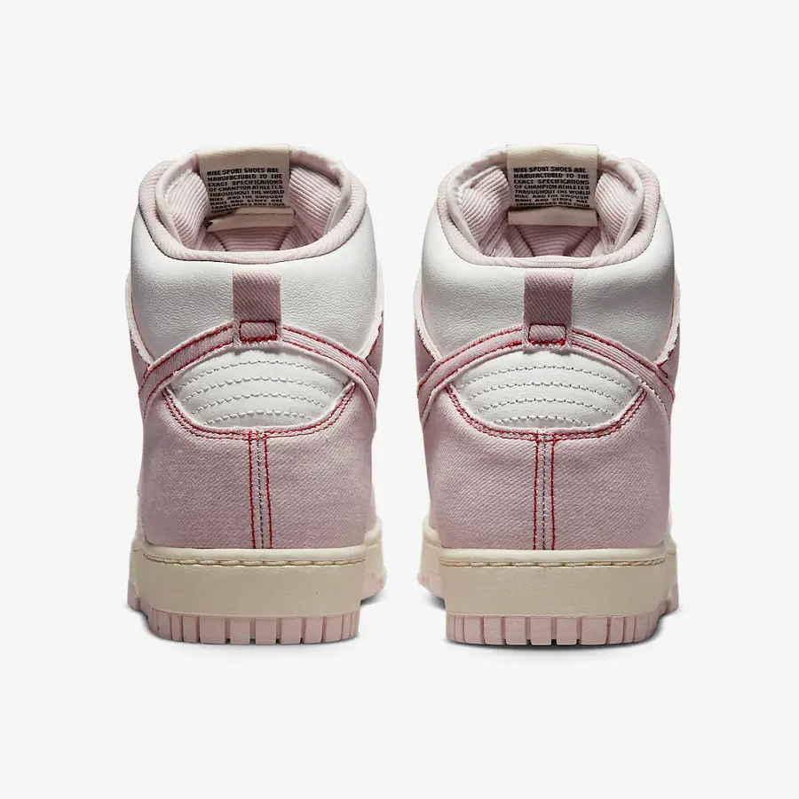 Giày Nike Dunk High 1985 Barely Rose Denim DQ8799-100 - Ảnh 6