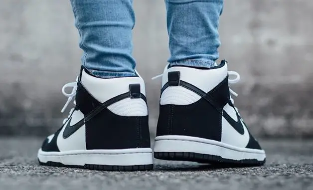 Giày Nike Dunk High Retro 'Black And White' DD1399-103 - Ảnh 5