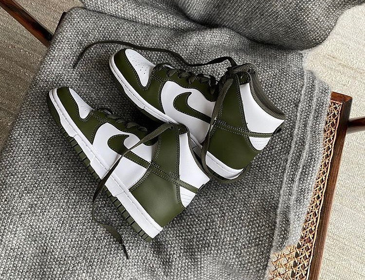 Giày Nike Dunk High Retro Cargo Khaki DD1399-107 - Ảnh 2