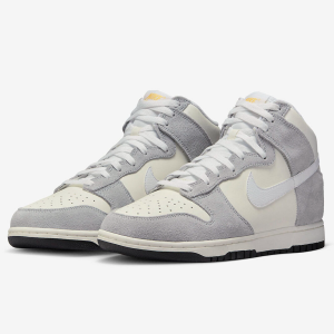 Alternative view of Giày Nike Dunk High Retro Sail Pure Platinum Black White DZ4515-100