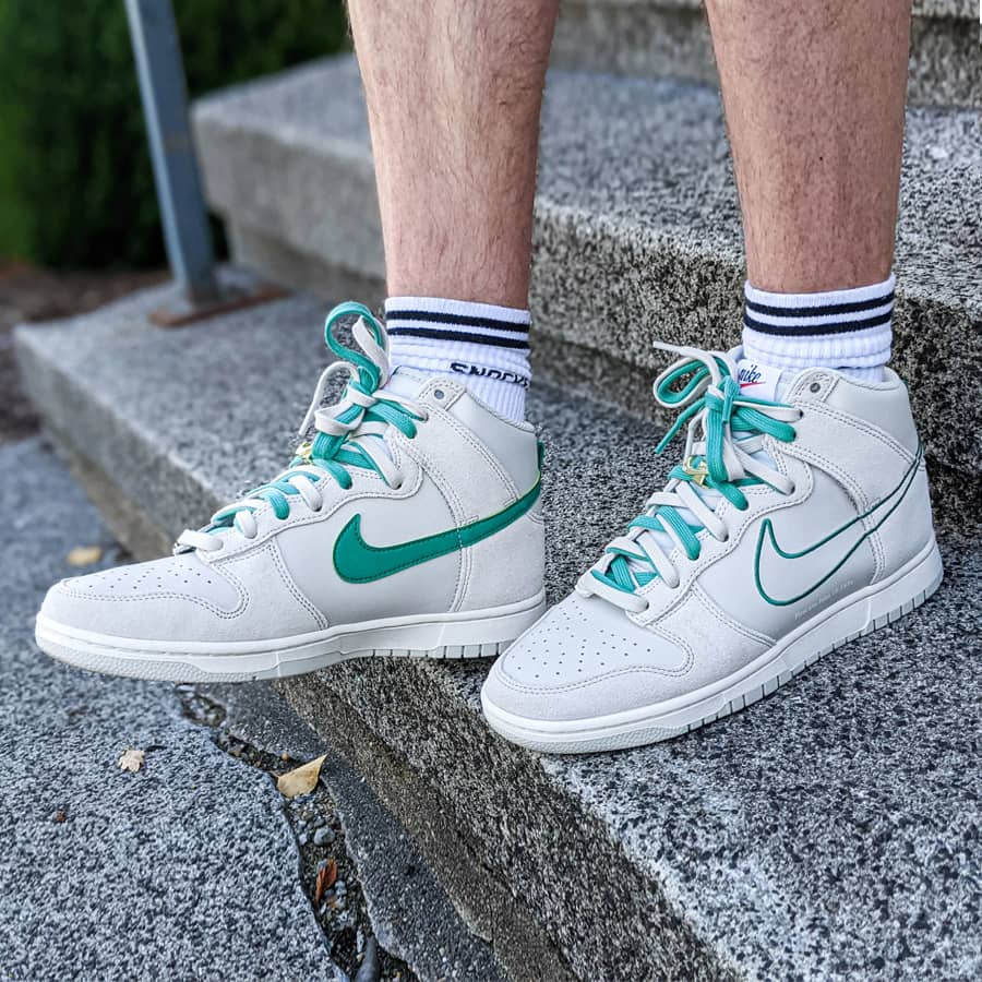 Giày Nike Dunk High SE First Use Sail 'Light Bone' DD0733-001 - Ảnh 3
