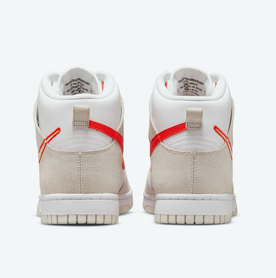 Giày Nike Dunk High First Use White Sail Orange DH6758-100 - Ảnh 6