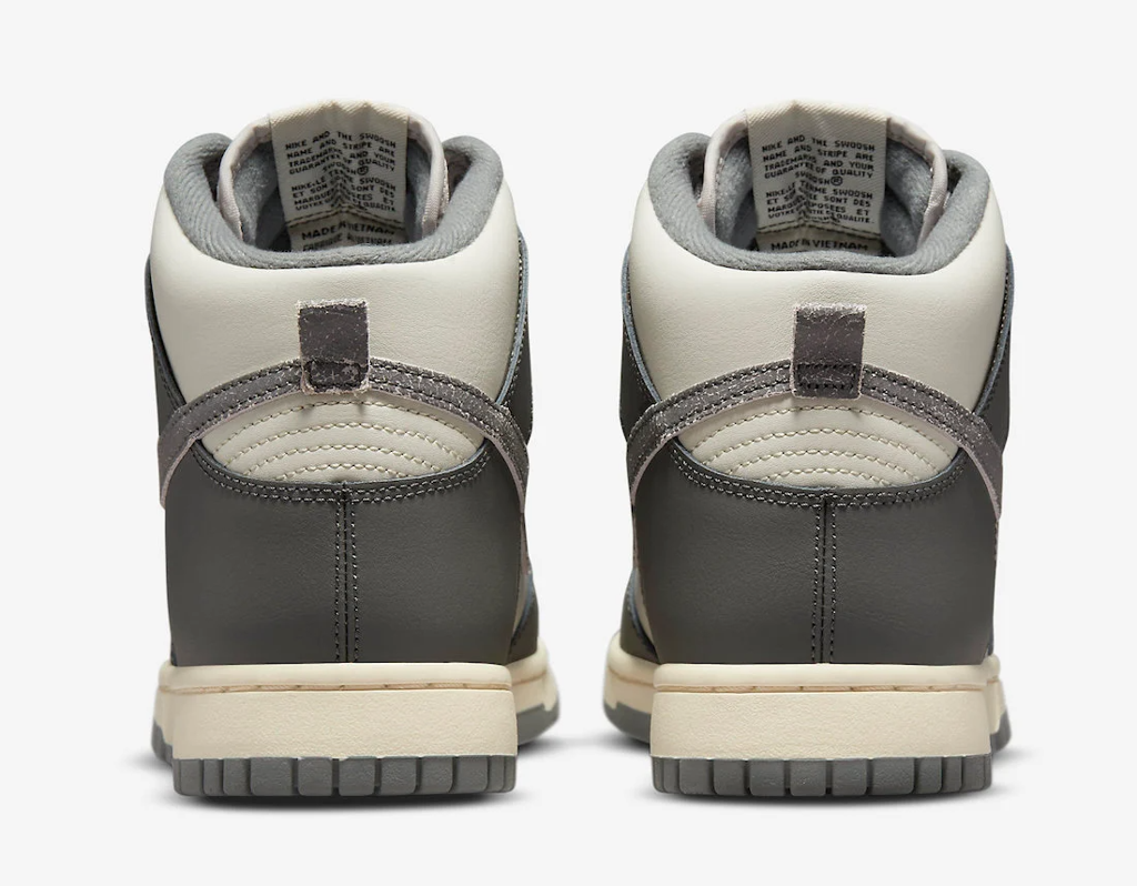 Giày Nike Dunk High Vintage 'Light Bone Grey' DM0582-001 - Ảnh 8
