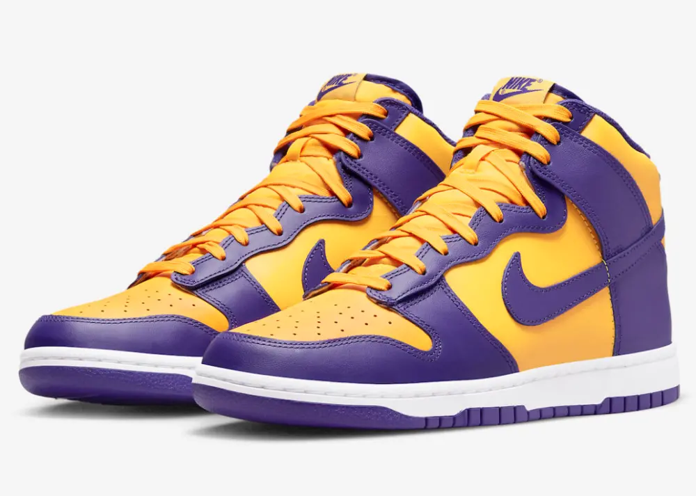 Alternative view of Giày Nike Dunk High 'Lakers' DD1399-500