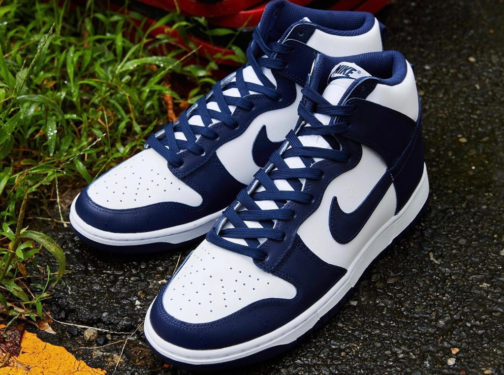 Giày Nike Dunk High 'Midnight Navy' DD1399-104 - Ảnh 4