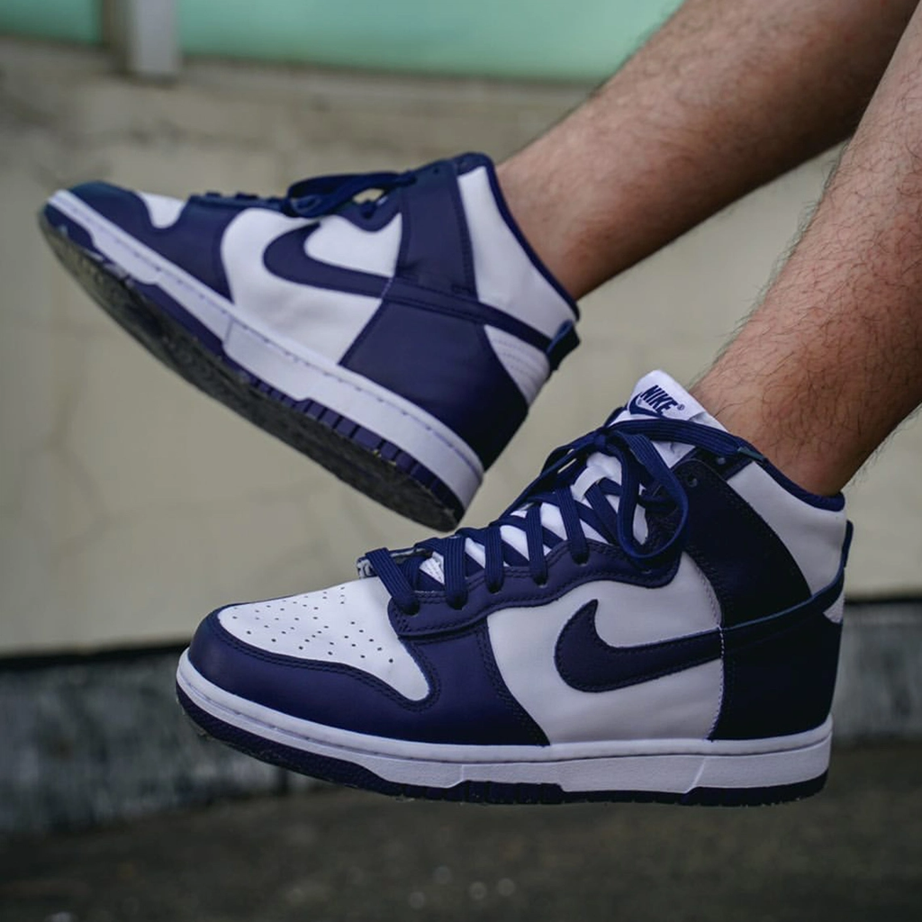 Giày Nike Dunk High 'Midnight Navy' DD1399-104 - Ảnh 7