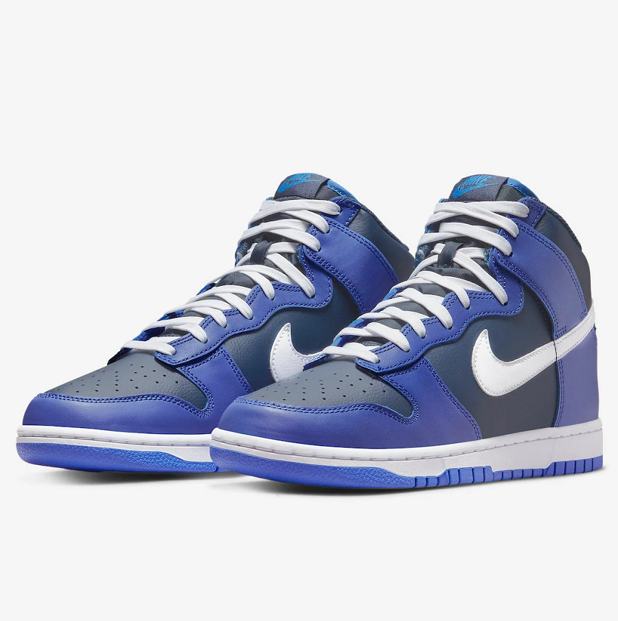 Giày Nike Dunk High Medium Blue Midnight Navy DJ6189-400 - Ảnh 3