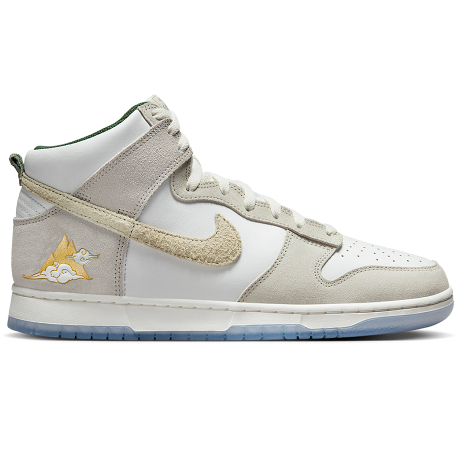 Giày Nike Dunk High Premium 'Gold Mountain' FD0776-100