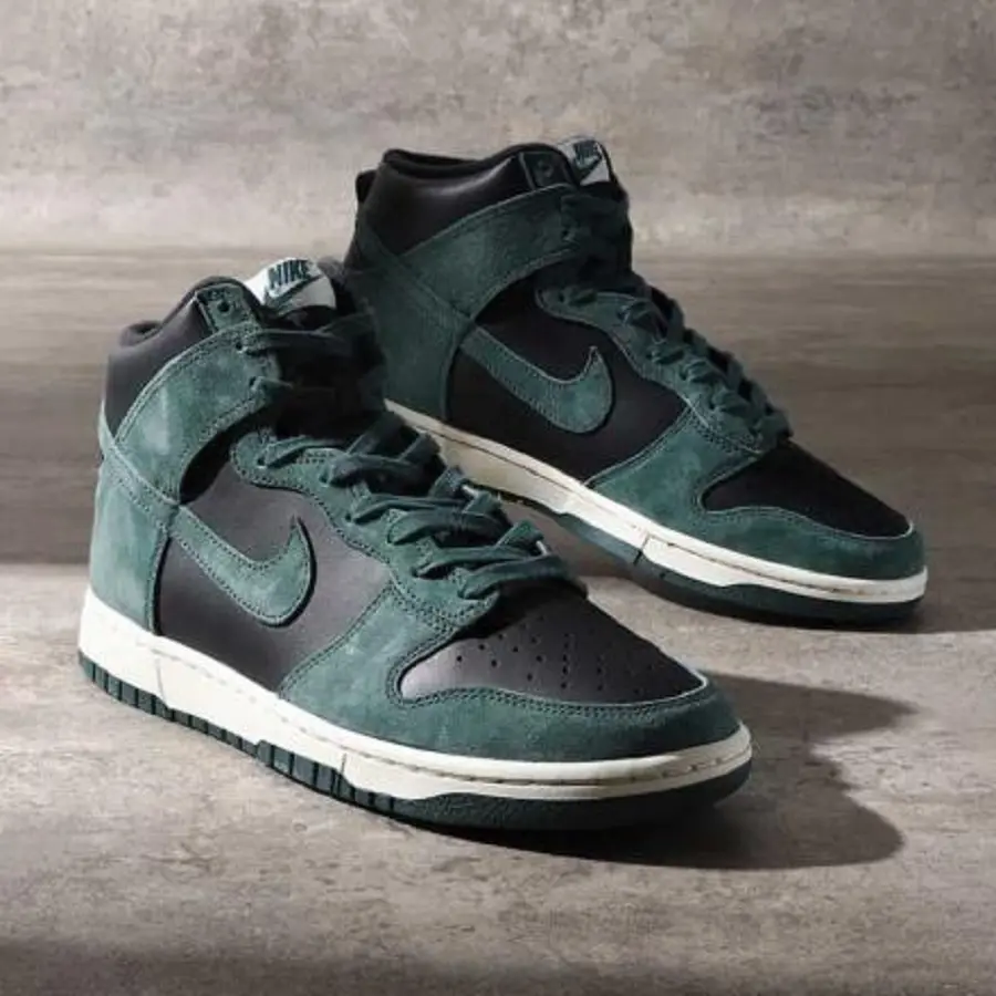 Giày Nike Dunk High Retro PRM Faded Spruce DQ7679-002 - Ảnh 6