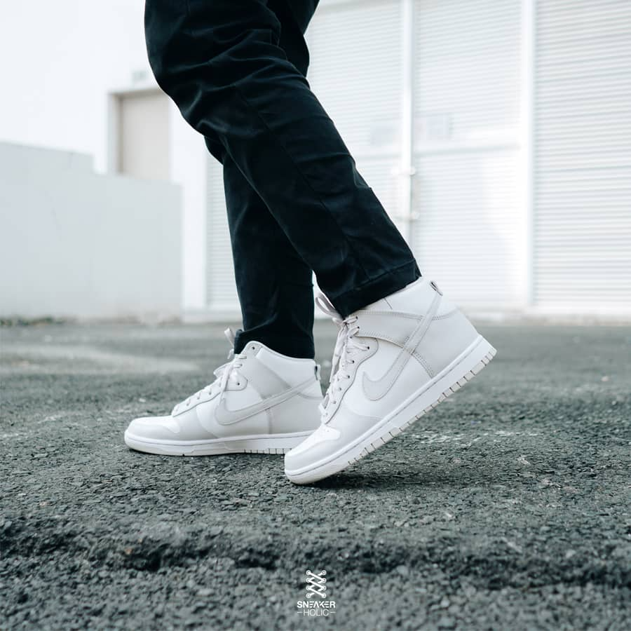 Giày Nike Dunk High 'Vast Grey' DD1399-100 - Ảnh 6