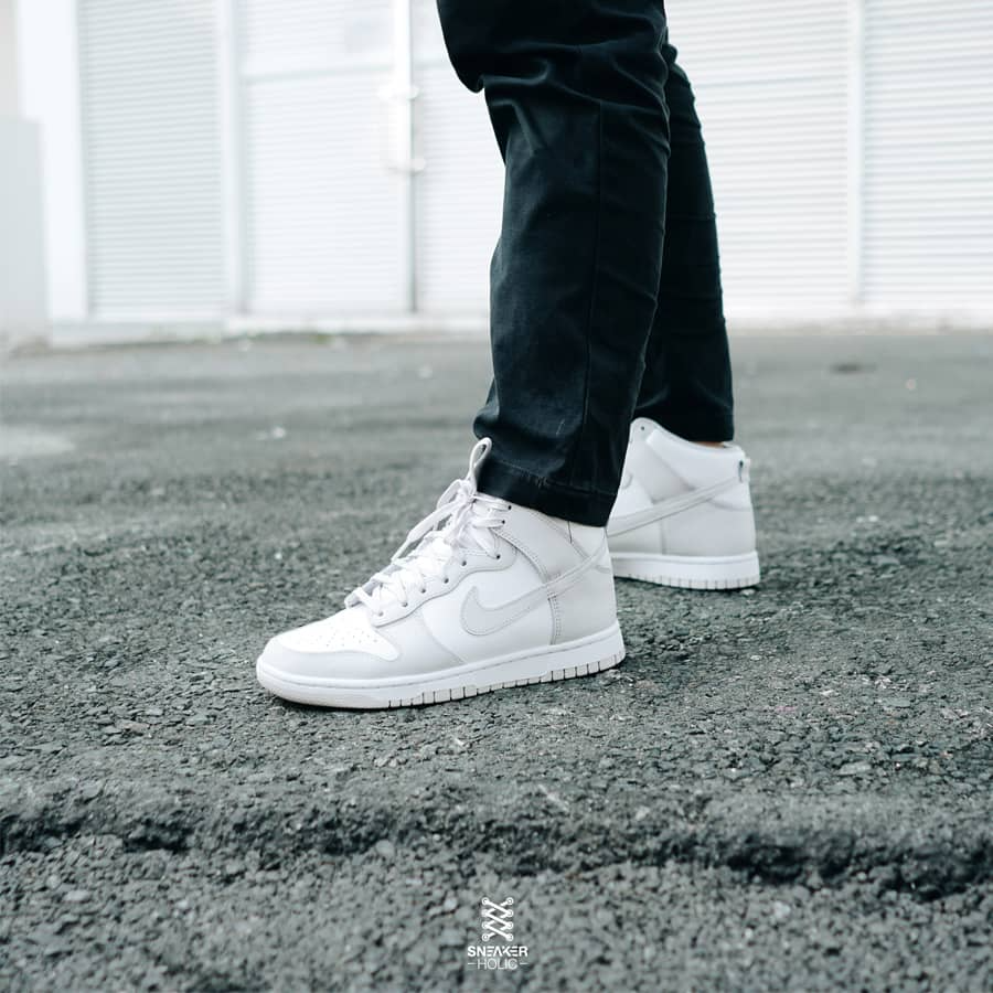 Giày Nike Dunk High 'Vast Grey' DD1399-100 - Ảnh 5