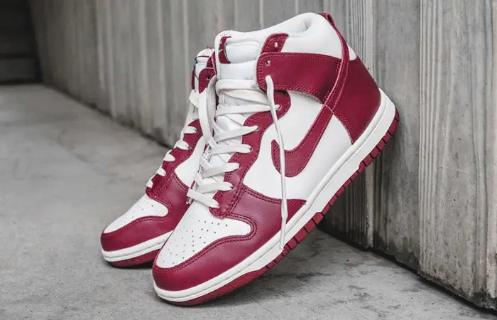 Alternative view of Giày Nike Wmns Dunk High 'Team Red' DD1869-101