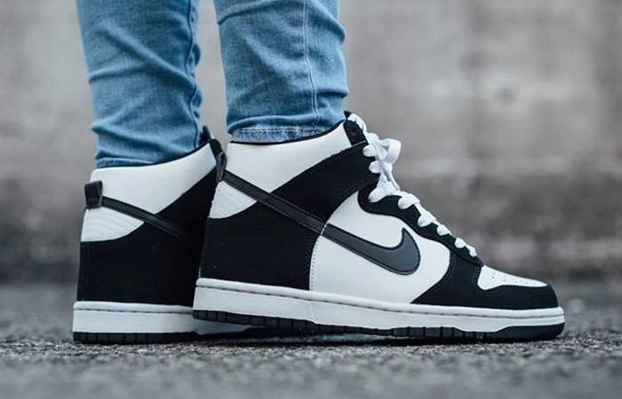 Giày Nike Dunk High Black White DD1399-105 - Ảnh 4