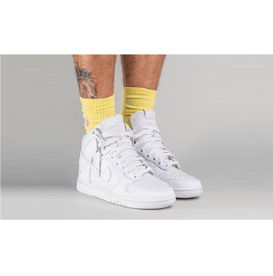 Giày Nike Dunk High Retor PRM Pick Up 'White' DO2321-111 - Ảnh 4