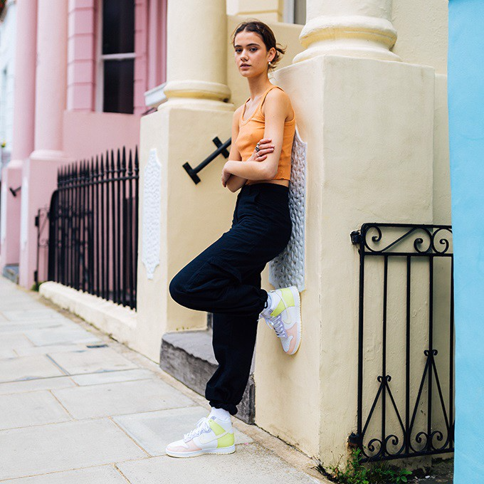 Giày Nike Wmns Dunk High 'Lemon Twist' DD1869-108 - Ảnh 6