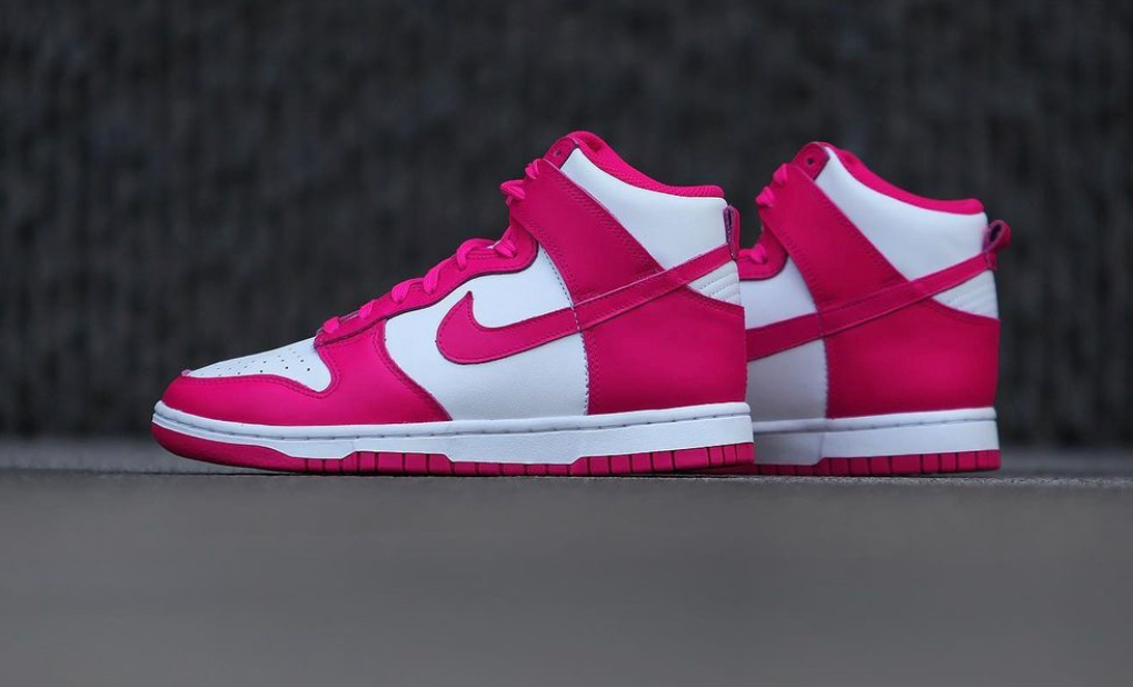 Giày Nike Dunk High Pink Prime DD1869-110 - Ảnh 3