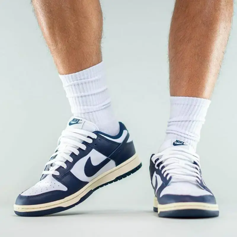 Giày Nike Wmns Dunk Low 'Vintage Navy' DD1503-115 - Ảnh 7