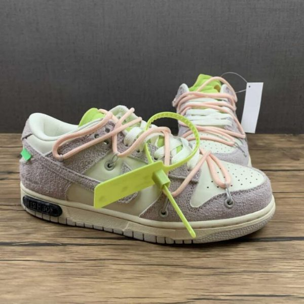 Giày Nike Off-White x Dunk Low 'Lot 12 of 50' DJ0950-100 - Ảnh 7