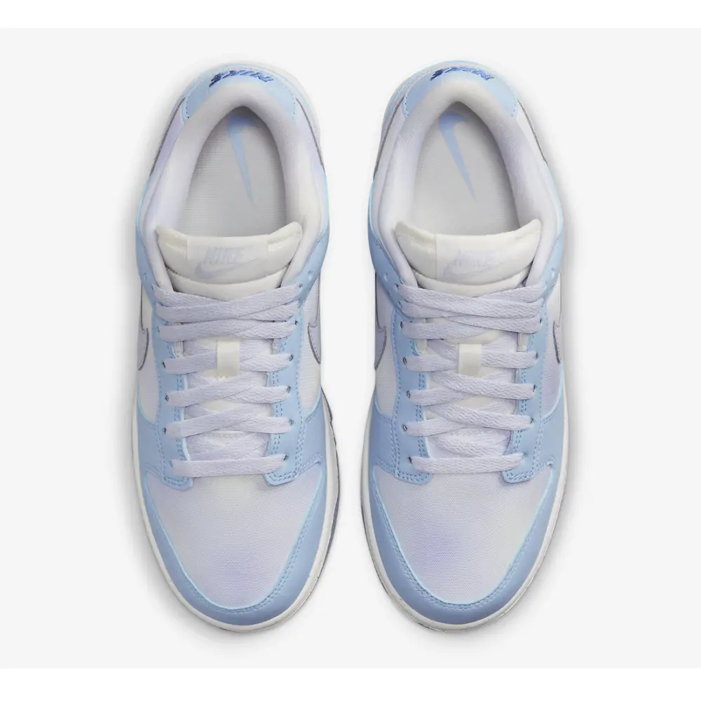 Giày Nike Dunk Low 'Blue Airbrush Canvas' FN0323-400 - Ảnh 3