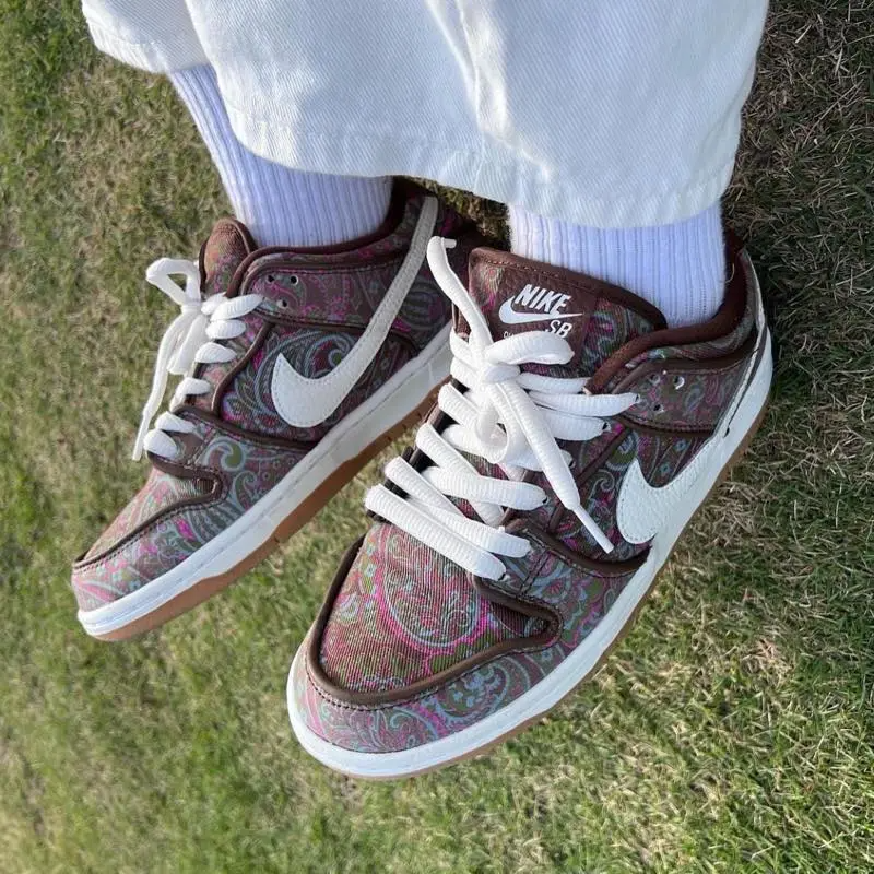Giày Nike Dunk Low Pro Premium SB 'Paisley' DH7534-200 - Ảnh 6