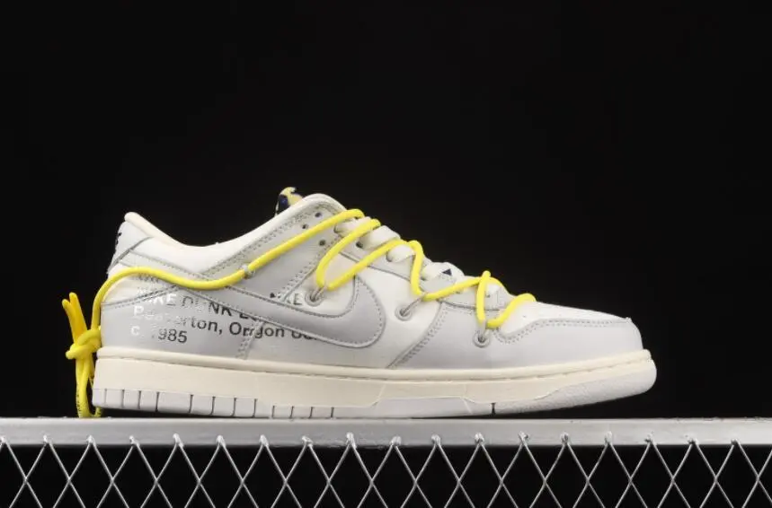 Giày Nike Off-White x Dunk Low 'Lot 27 of 50' DM1602-120 - Ảnh 5