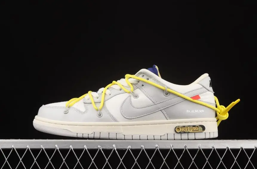 Alternative view of Giày Nike Off-White x Dunk Low 'Lot 27 of 50' DM1602-120