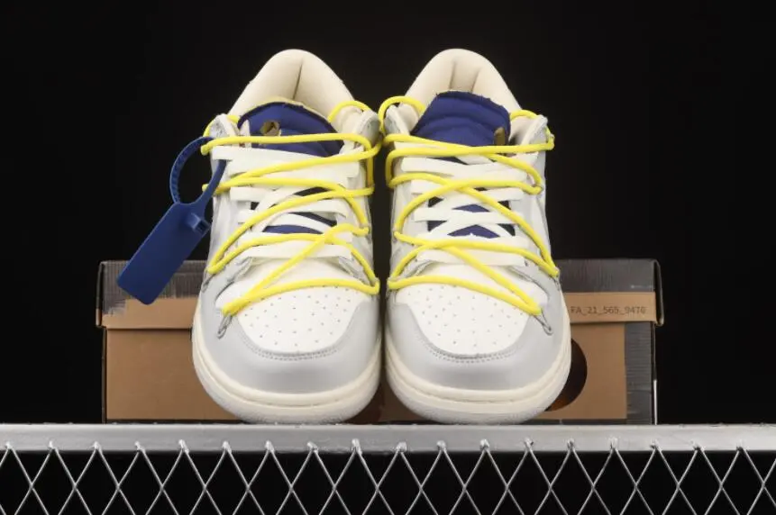 Giày Nike Off-White x Dunk Low 'Lot 27 of 50' DM1602-120 - Ảnh 4