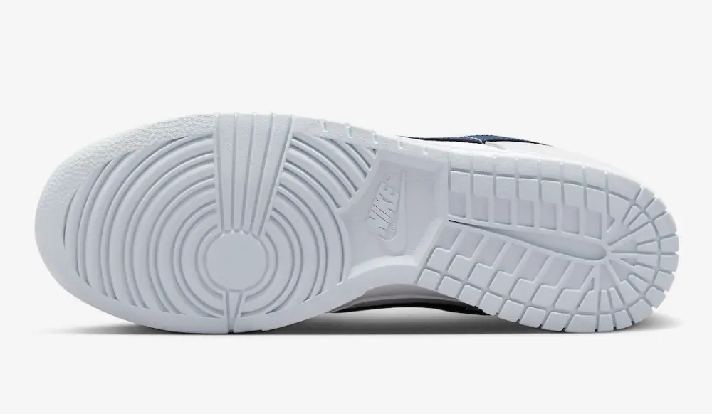 Giày Nike Dunk Low 'White Grey Navy Aqua' FJ4227-001 - Ảnh 9