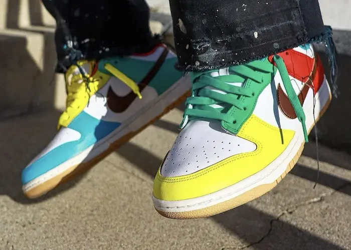 Giày Nike Dunk Low SE GS 'Free.99 - White' CZ2496-100 - Ảnh 5