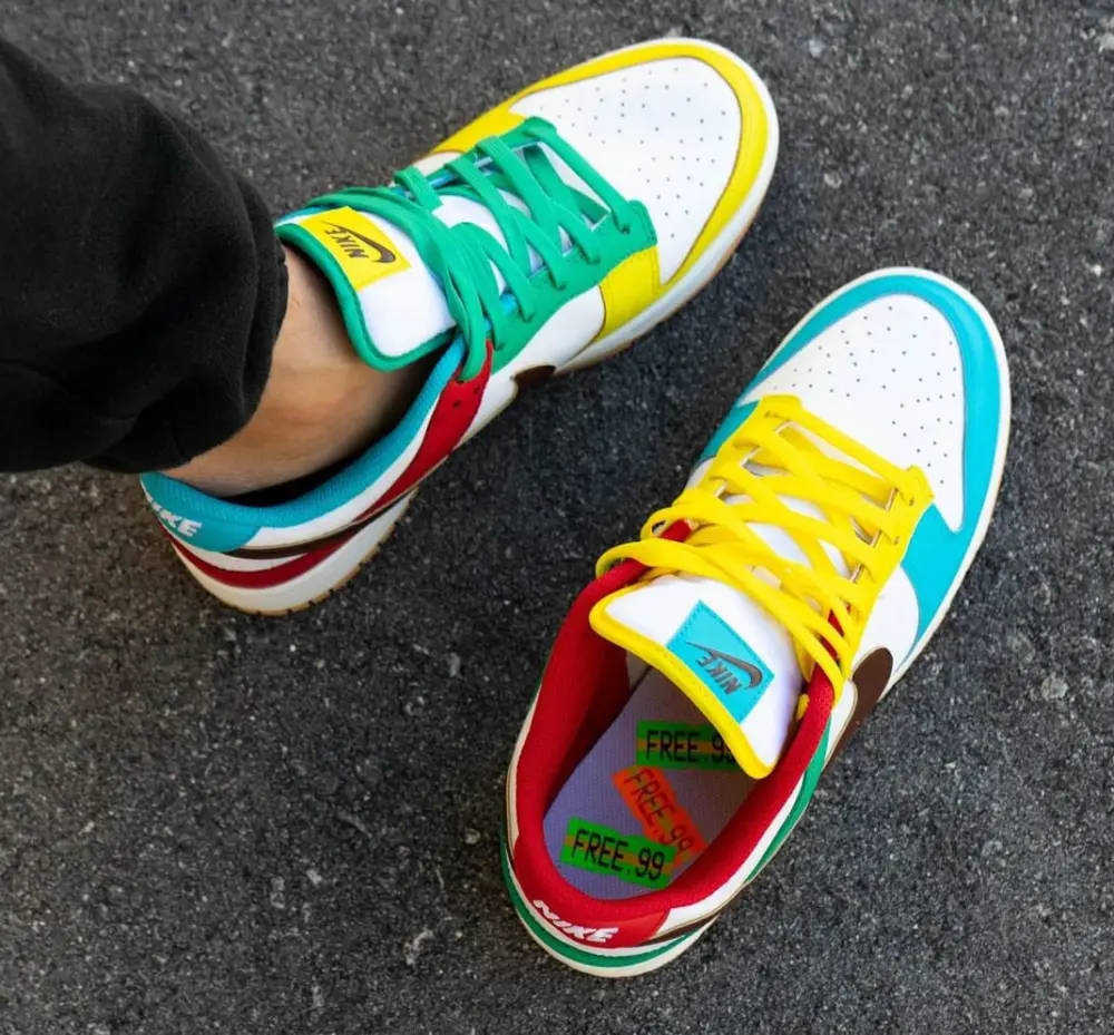 Giày Nike Dunk Low SE 'Free.99 White' DH0952-100 - Ảnh 3