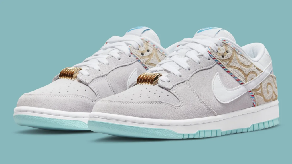 Giày Nike Dunk Low Barber Shop Grey DH7614-500 - Ảnh 5