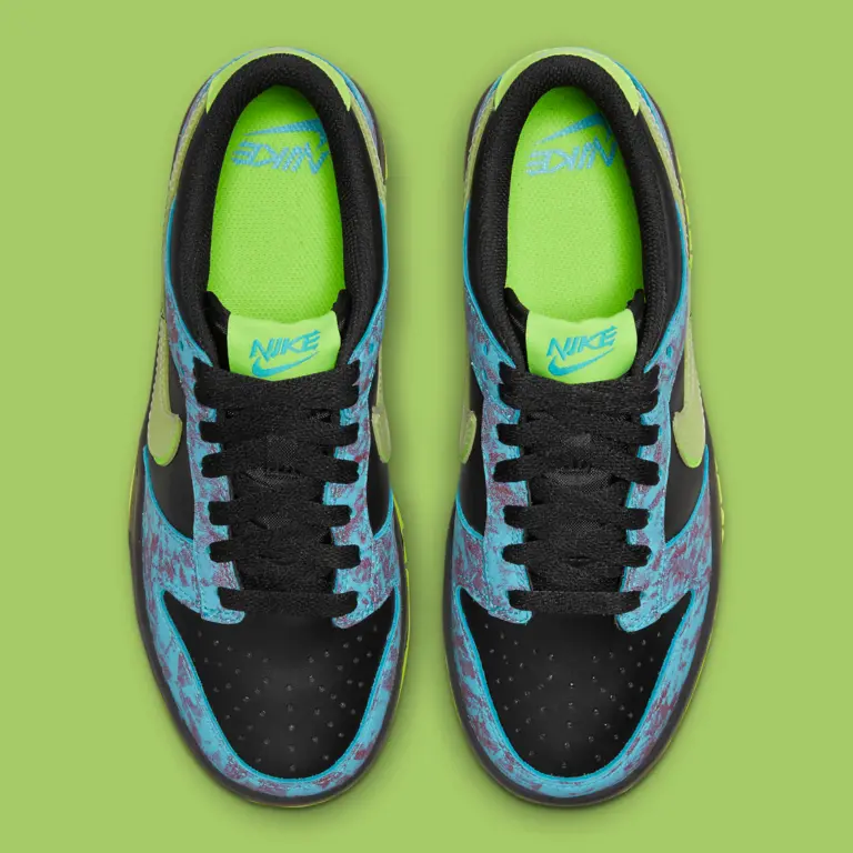 Giày Nike Dunk Low SE ‘Acid Wash Baltic Blue Volt’ DV1694-900 - Ảnh 4