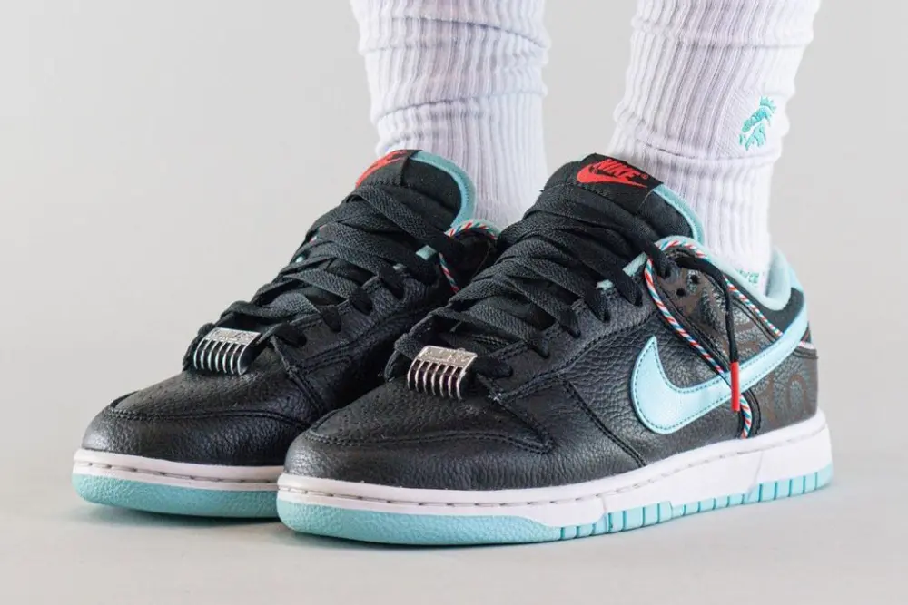 Giày Nike Dunk Low Barbershop Black DH7614-001 - Ảnh 5