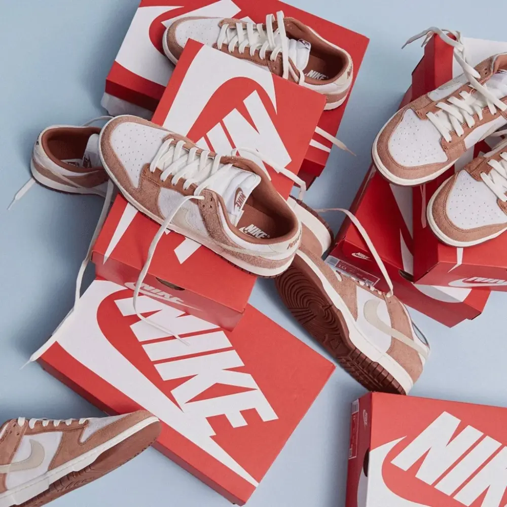 Alternative view of Giày Nike Dunk Low Premium 'Medium Curry' DD1390-100