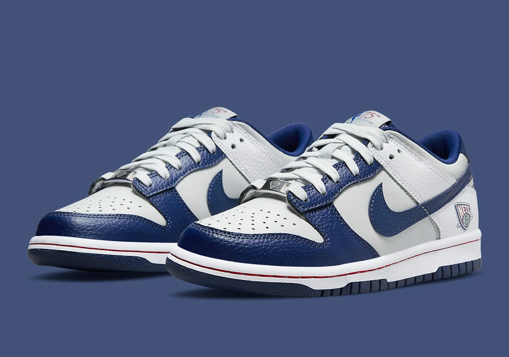 Giày Nike NBA x Dunk Low EMB GS '75th Anniversary - Nets' DO6288-001 - Ảnh 2
